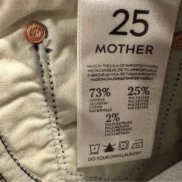 MOTHER Women Jeans 25 The Looker in He Kissed Me Between the Gardenias & Daisies - Picture 10 of 11